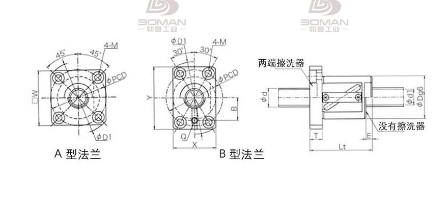 KURODA GR1505DS-BALR 黑田精工丝杆怎么安装图解