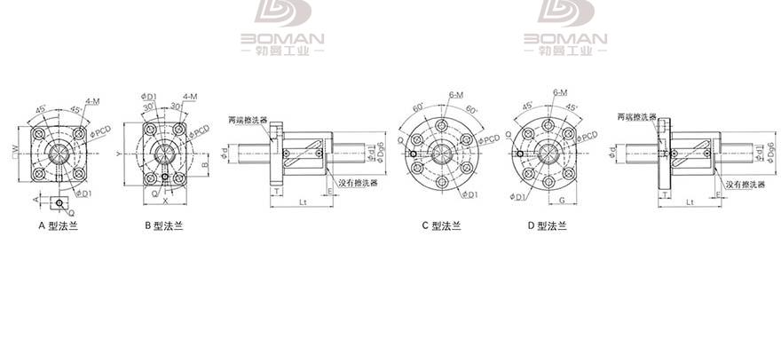 KURODA GR2520DS-BALR 日本黑田滚珠丝杠型号规格