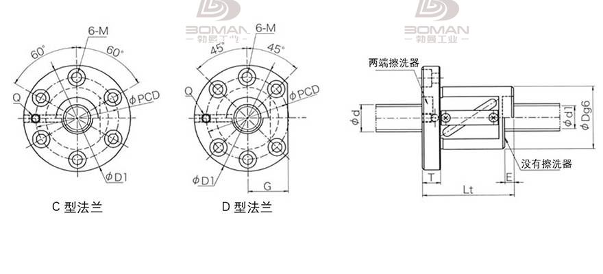 KURODA GR4010DS-DALR 黑田精工丝杆规格说明