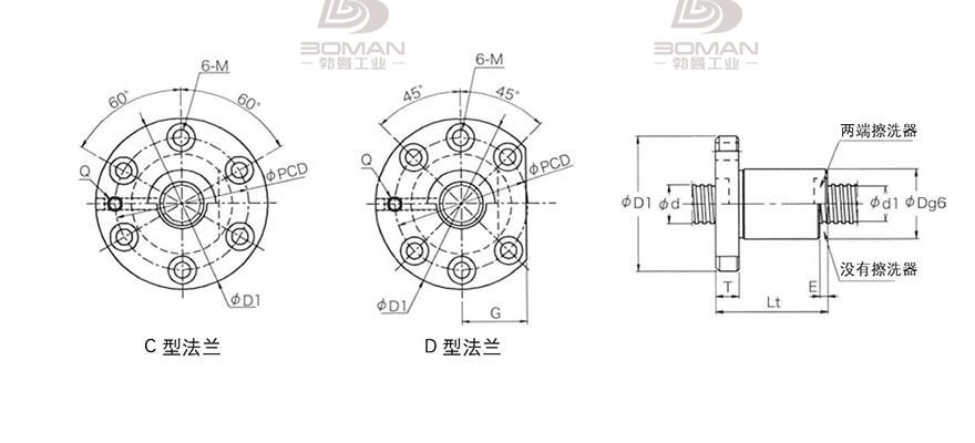 KURODA GD1605JT-CDPR 黑田丝杆型号规格