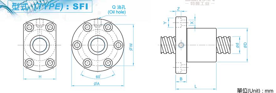 TBI SFI01605-4 tbi滚珠丝杆与螺母的安装方法