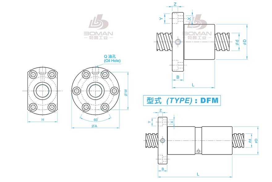 TBI SFM03205-4 tbi丝杠螺母代理