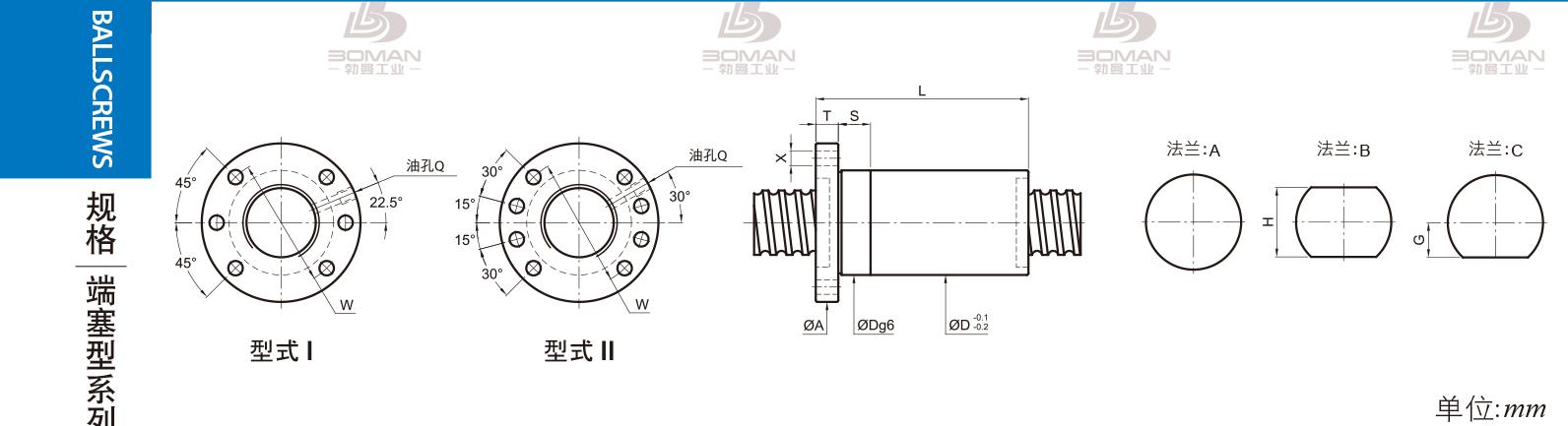 PMI FSDC3210-4 PMI丝杆导轨超薄型号