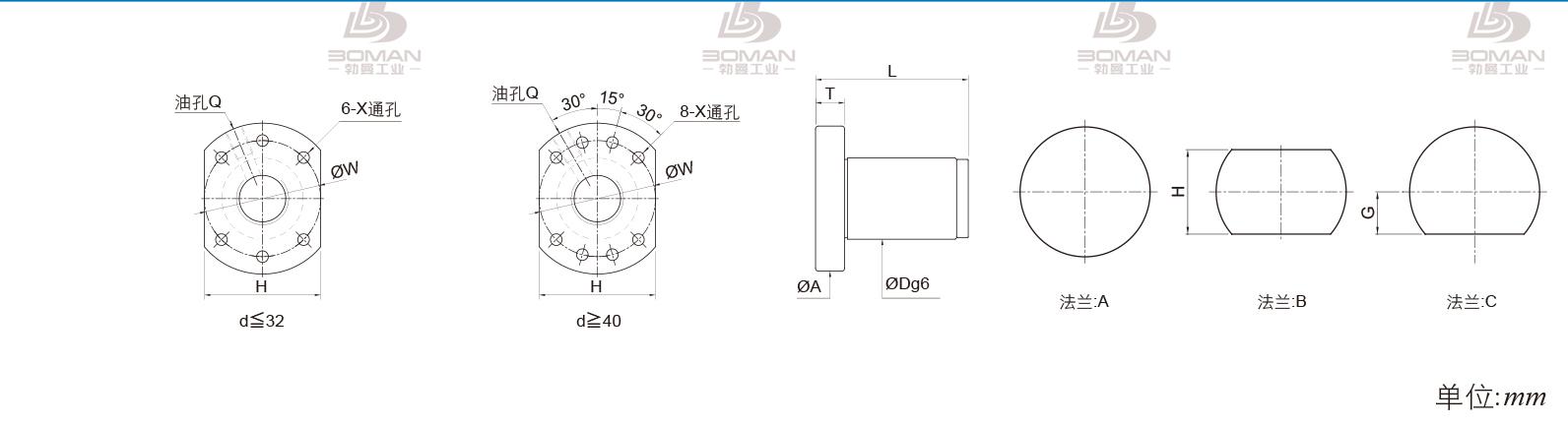 PMI FSDU3205B-4.0P pmi滚珠丝杠生产厂家批发价格